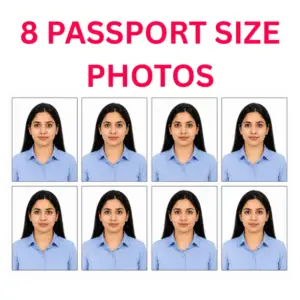8 - Passport Size Photos Printout 1